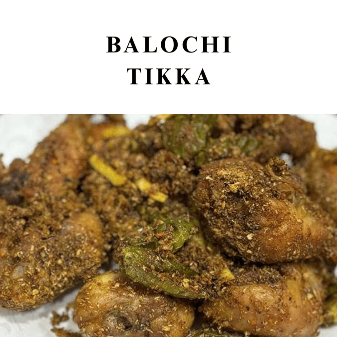 delicious healthy balochi tikka